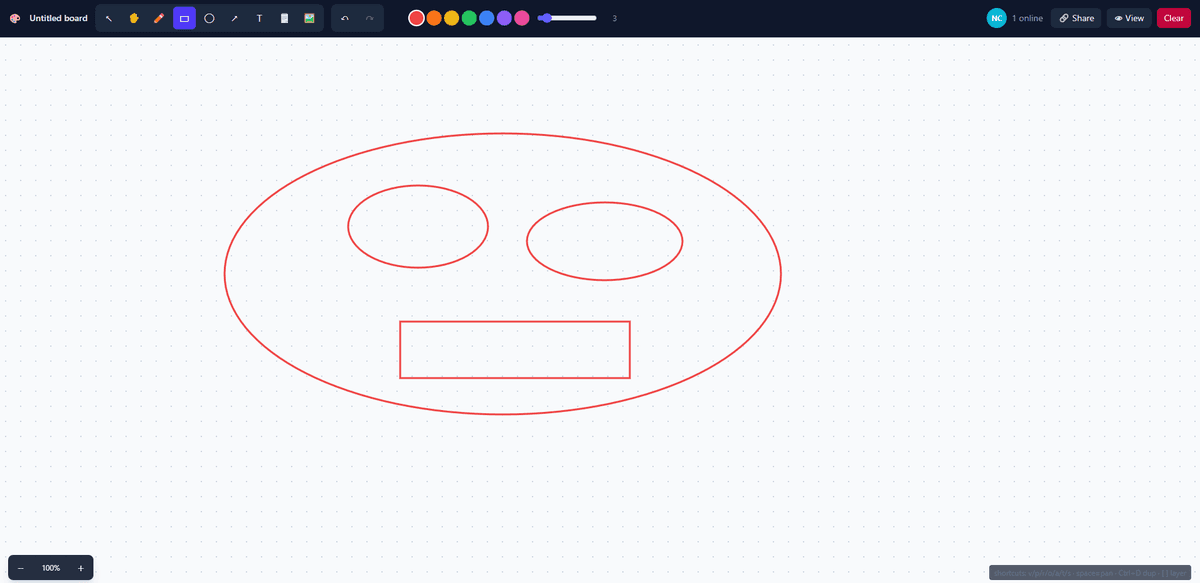 Collab Whiteboard screenshot
