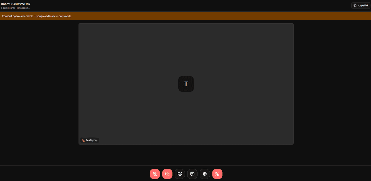 Meet screenshot